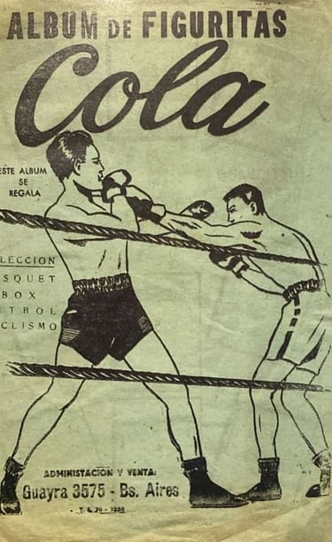 Rare Argenitna 1956 Album De Figuritas Cola Sports Cards