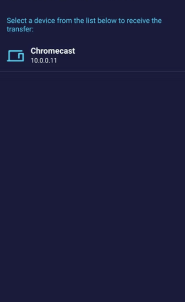 chromecast in sideload app