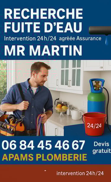 plombier entreprise expert specialiste detection fuite d eau Saint Priest 69500 non destructif