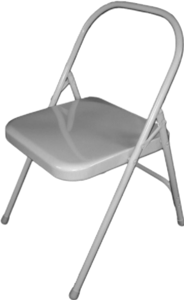 une chaise de yoga métallique pliante disponible en Tunisie