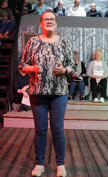 Satu Lotvonen tulkitsee äidin eli Riitta Aspin roolin