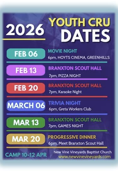 Youth Calendar Feb-Apr 2026