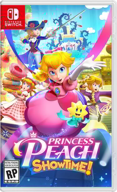 Princess Peach Showtime Western New Art