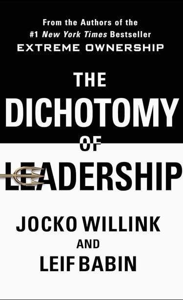 Book Cover of Jocko Willink The Dichotomy of Leadership