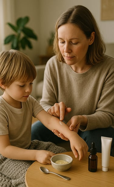 Lær naturlig førstehjælp derhjemme med sikre nordiske løsninger. Opbyg et naturligt hjemmeapotek med