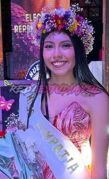 Miss simpatia 2025 del colegio Nuevo Horizonte