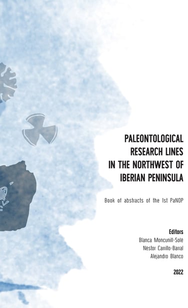 Cover of the book Paleontological research lines in the Northwest of Iberian Peninsula.