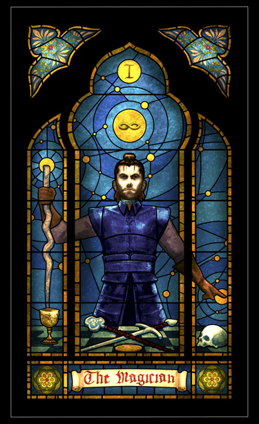 Fools Reborn Tarot Art - The Magician 1a by David Ledesma (CreeA)
