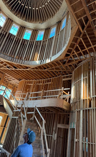 wood framing construction project in houston texas