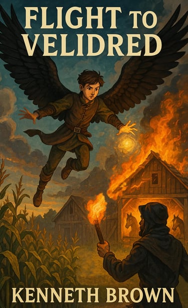 Flight to Velidred is a suspenseful YA fantasy novella.
