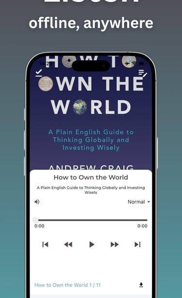 Audiobooks Spokenpages app screenshot