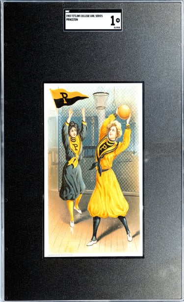 First Basketball Card Ever Made Rare Joseph Tetlow Women