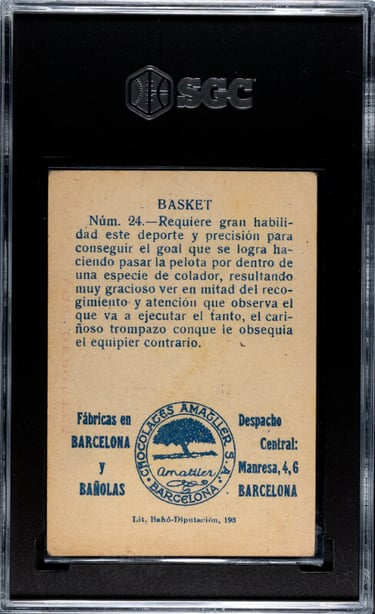 Spanish Basket Figurina Cromo Humor Rare Card