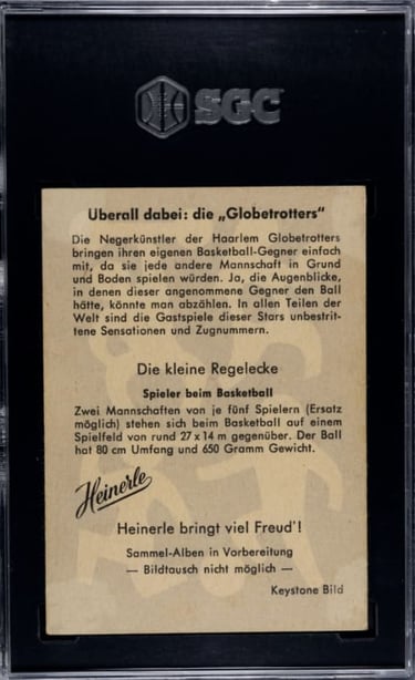 1950s globe trotters world tour international germany