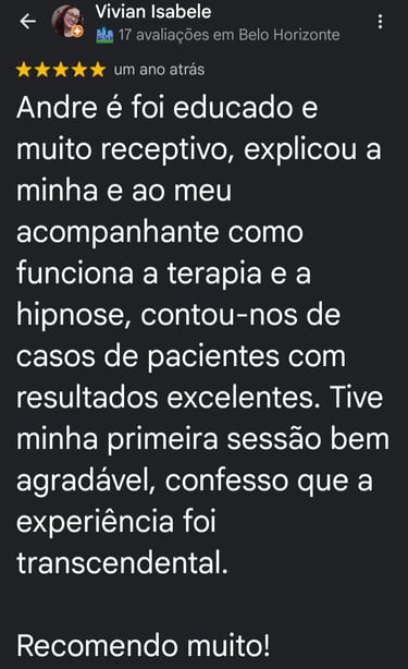 Depoimento positivo.
