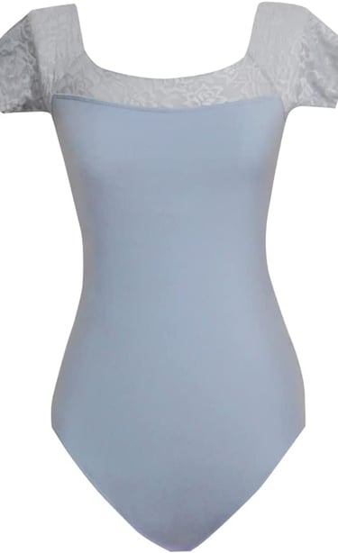 maillot de danza de color gris