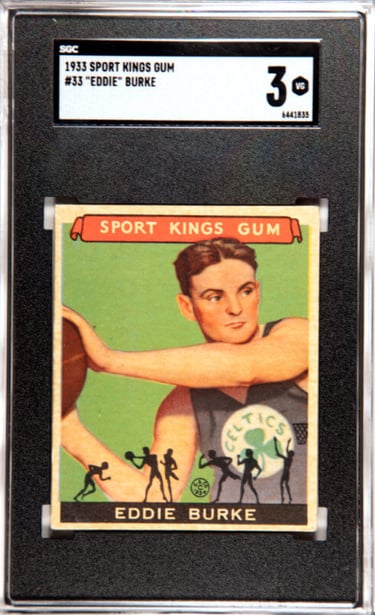 Eddie Burke Boston Celtics History Sport Kings Card