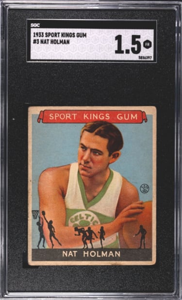 Vintage Nat Holman Boston Celtics Card