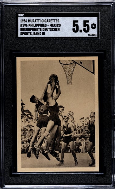 1936 German Basketball Card Muhlen Franck Team USA