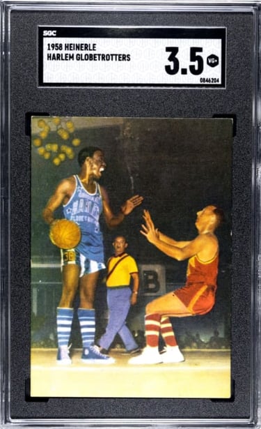 Heinerle German Harlem Globe Trotters Card