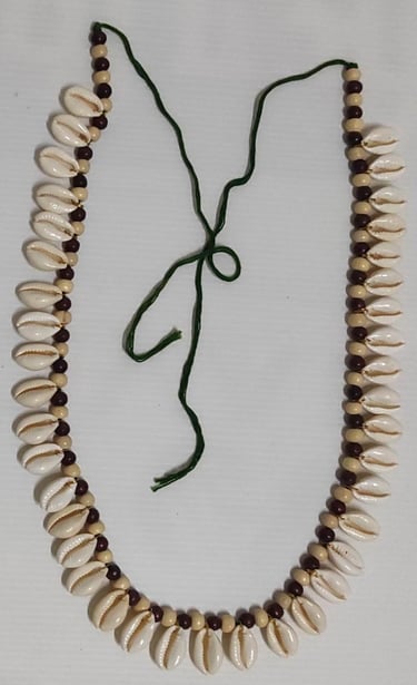 "Handcrafted shell necklace–ethnic tribal jewelry design-Suitable for export"