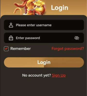 login landing page sample