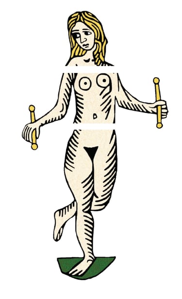 extrait du livre Tarot de Marseille le sens par l'image