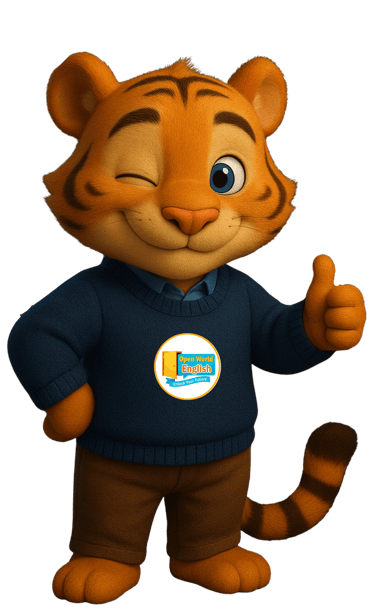 a tiger cubby with a blue sweater and a blue sweater