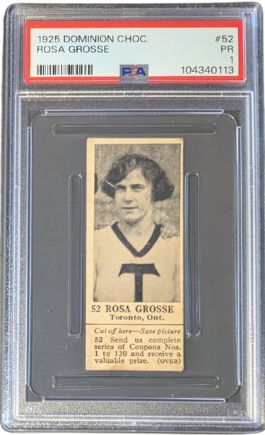 Rosa Grosse Basketball Canadian Dominion Card 1925