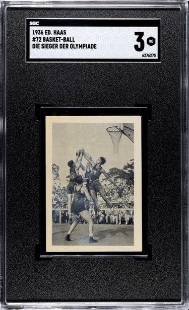 Scarce hard to find vintage basketball cards