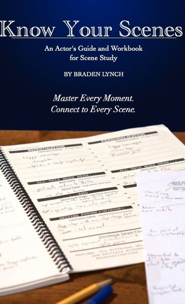 scene study scene analysis breakdown workbook