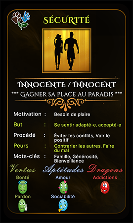 Eden le jeu de la vie archetype innocent