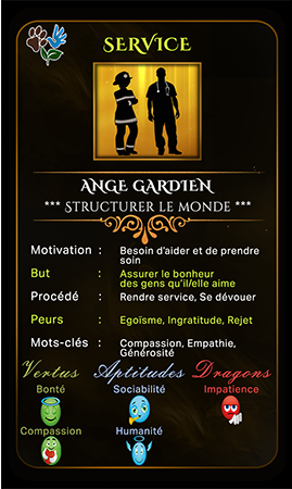 Eden le jeu de la vie archetype Ange gardien