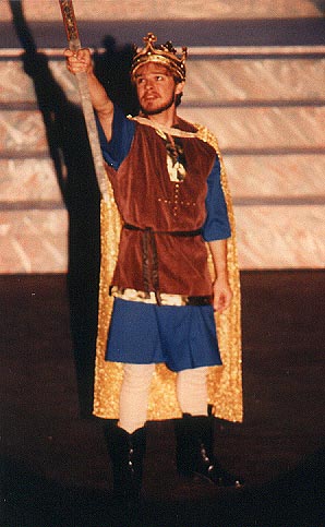 Image of Todd Long as King Arthur in Camelot