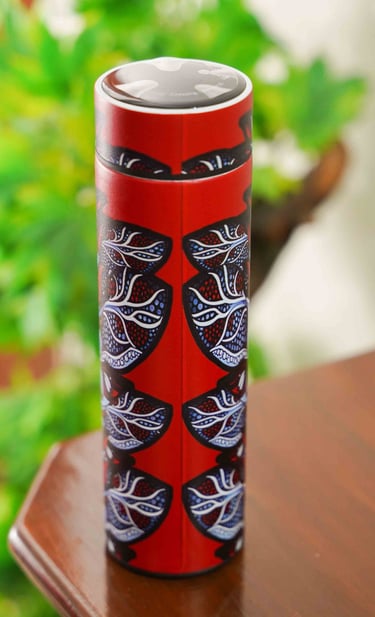 custom water bottle back