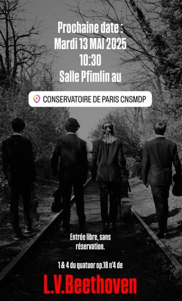 Quatuor Hermione - Beethoven CNSMPD