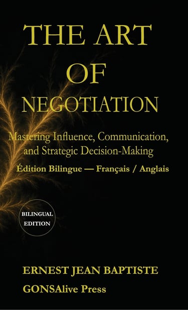 The Art of Negotiation book cover by Ernest Jean Baptiste