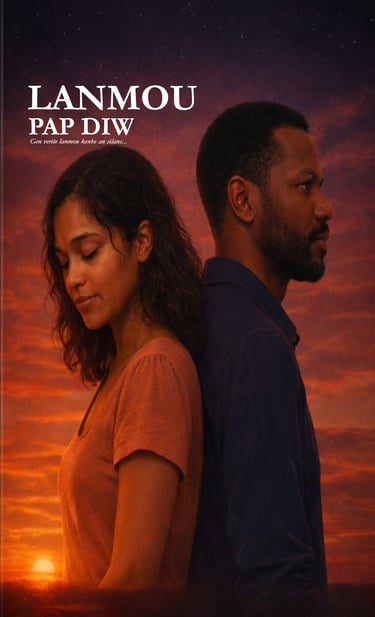Lanmou Pap Diw book cover by Ernest Jean Baptiste