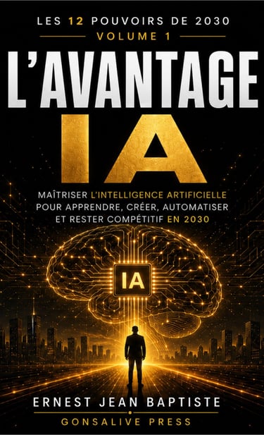 L’Avantage IA 2030 book cover by Ernest Jean Baptiste