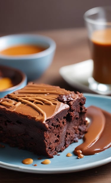 a piece of cake on a plate with raspberries