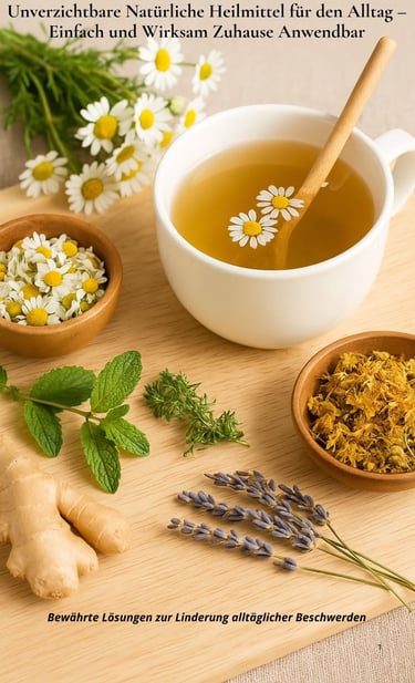Natürliche Heilmittel für Alltag & Gesundheit: 55 Rezepte, Pflanzen, Dosierungen, sichere Anwendung.