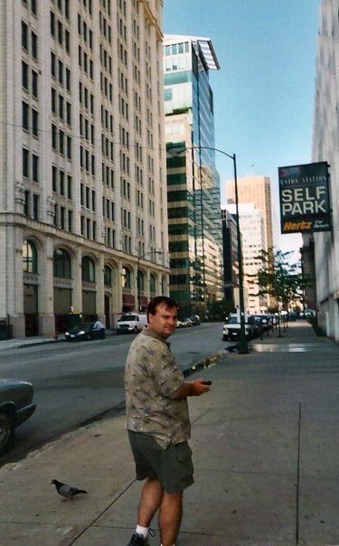 Tim Scott in Chicago, Illinois near Union Station