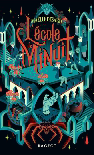 Première de couverture du roman L'école de minuit tome 1