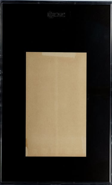 1903 Tetlow Basket Ball Reverse Side SGC graded