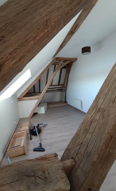 chambre ado en comble rénové par l'ent guyon