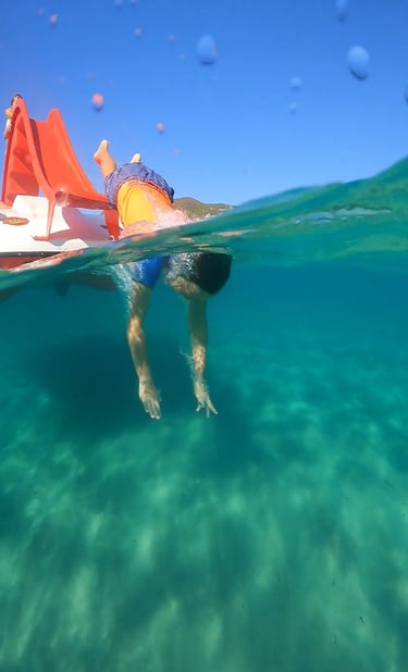 Du pedalo à lozari, corse