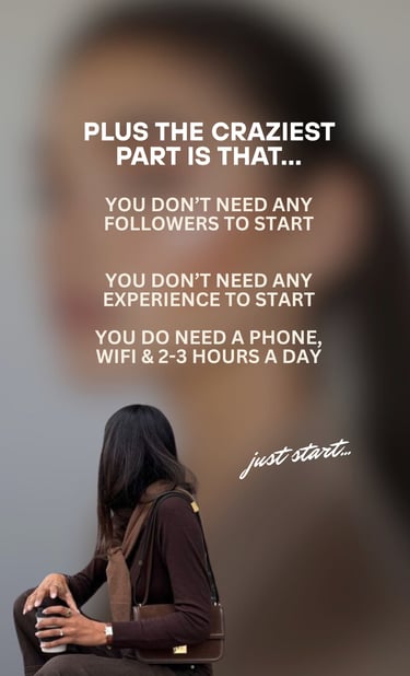 Burnout Business Start-up – launch your online business without followers, without experience, just with a smartphone and a f