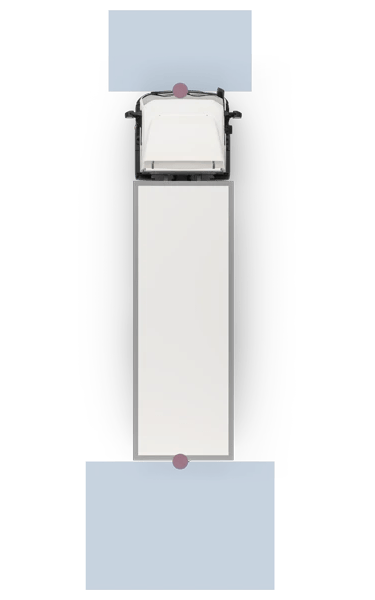 Priekinės ir galinės vaizdo kameros