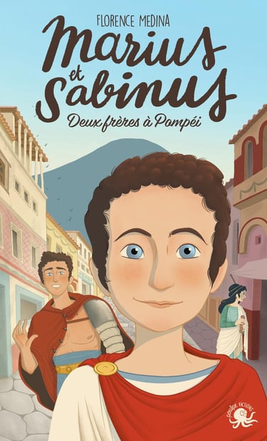 Première de couverture du roman Marius et Sabinus de Florence Medina