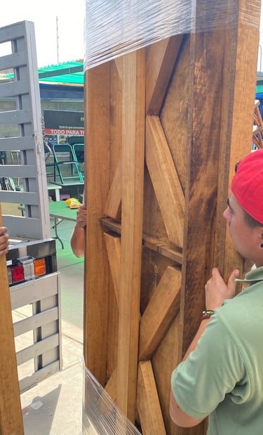 TABLON DE MADERA RECTANGULAR MODELO COLIFORNIA